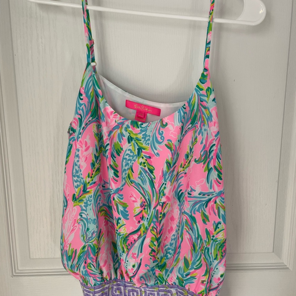lilly pulitzer tank - m (worn once)
